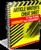 Thumbnail Article Writers Cheat Sheet with (PLR) Thumbnail Article Writers Cheat Sheet with (PLR)
