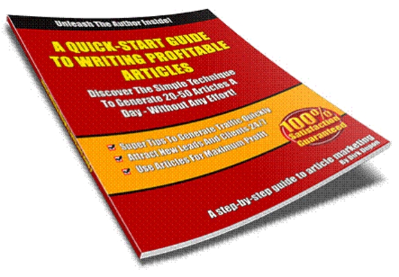 Product picture A Quick-Start Guide To Writing Profitable Articles