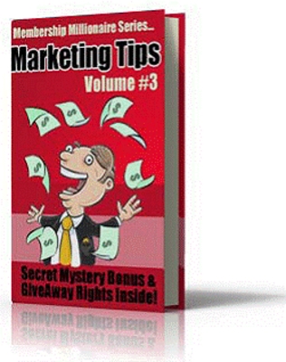 Product picture Membership Millionaire Marketing Tips  Volume 3 (MRR)