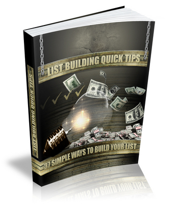 Product picture NEW 2010 List Building Quick Tips (PLR)