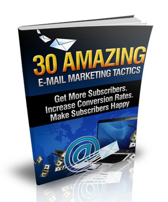 Product picture 30 Amazing Email Marketing Tactics With (MRR)