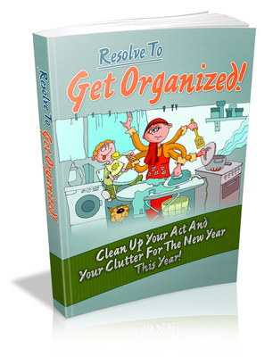 Product picture Resolve To Get Organized (MRR)