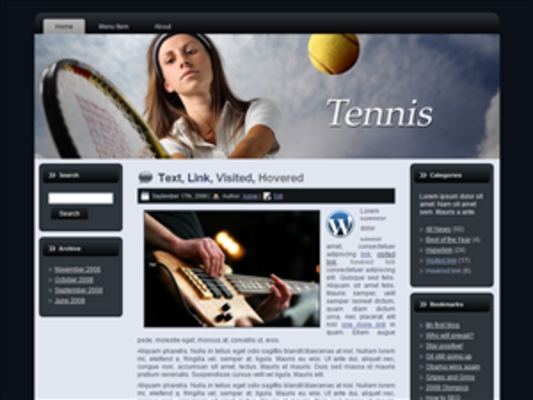 Product picture Tennis Template With (MRR)