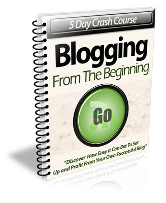 Product picture Blogging From The Beginning With (PLR)