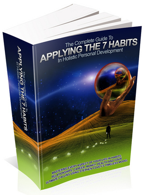 Product picture Applying the 7 Habits in Holistic Personal Development