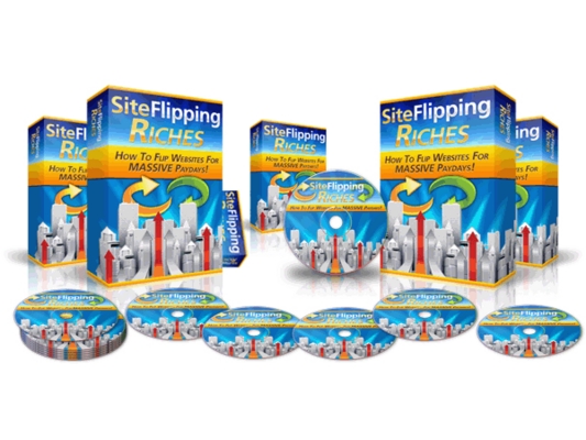 Product picture Site Flipping Riches eBooks and Video Series (MRR)
