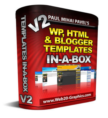 Product picture WordPress HTML And Blogger Templates In A Box V2 (MRR)