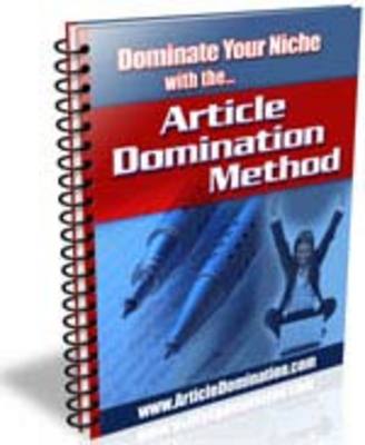 Product picture Article Domination Method with (PLR)