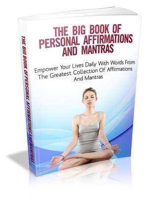 Product picture The Big Book Of Personal Affirmations and Mantras (MRR)