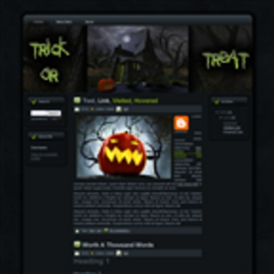 Product picture Halloween Site Templates 1, 2 & 3 With (MRR)