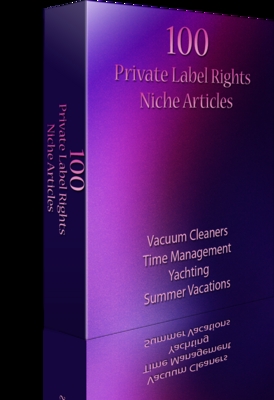 Product picture 100 PLR Niche Articles With Unrestricted PLR