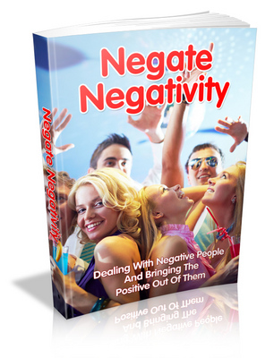 Product picture Negate Negativity with (MRR)(GR)