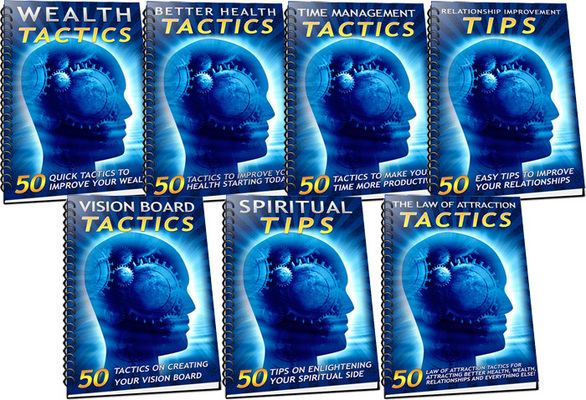 Product picture 350 Self Help Tips & Tactics with (MRR)