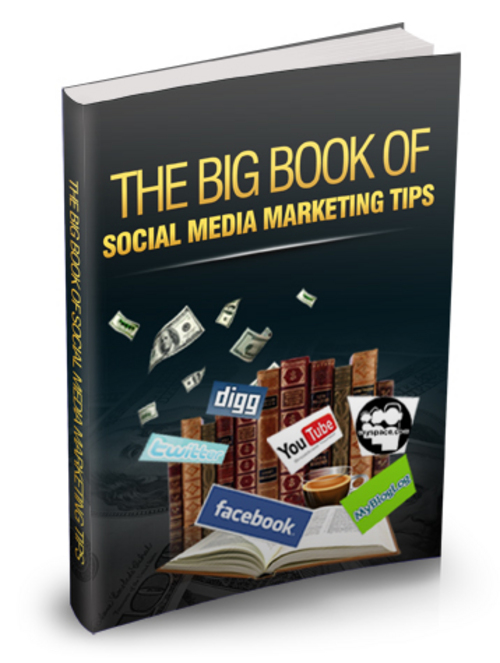 Product picture Big Book of Social Media Marketing Tipswith (MRR)