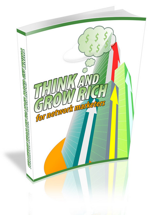 Product picture Think and Grow Rich for Network Marketers with (MRR)