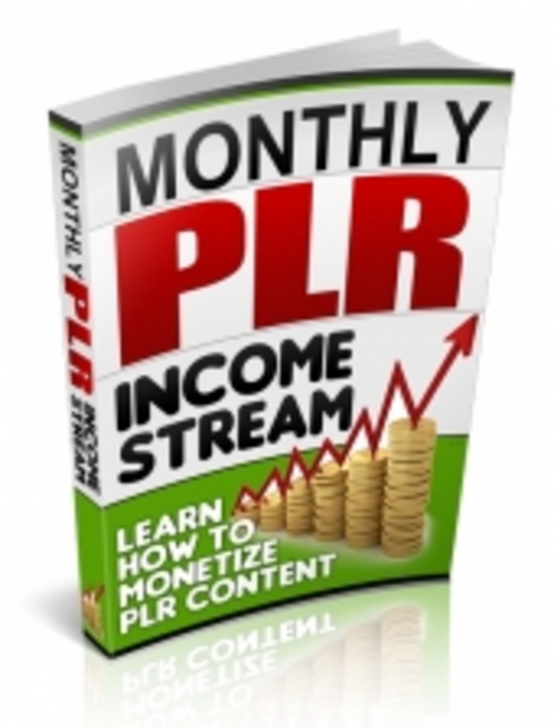 Product picture Monthly PLR Income Stream with (PLR)