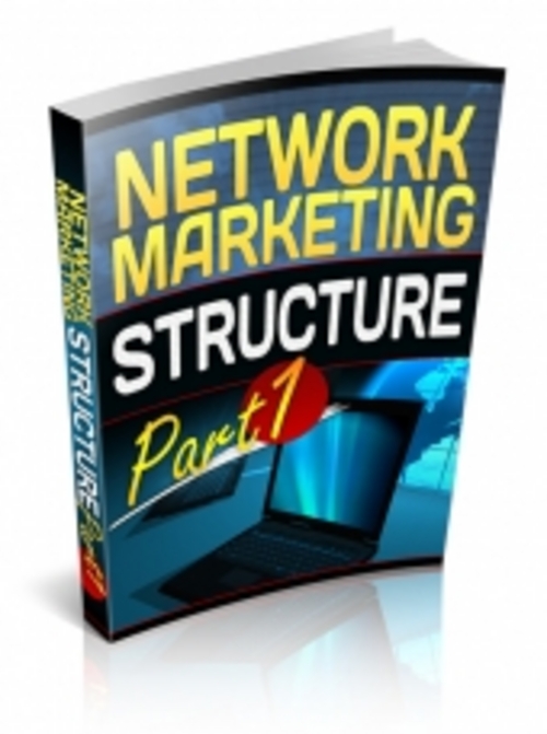 Product picture Network Marketing Structure (part 1) with (PLR)