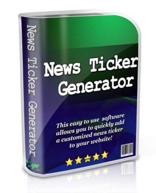 Product picture News Ticker Generator