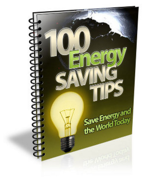 Product picture 100 Energy Saving Tips with (MRR)