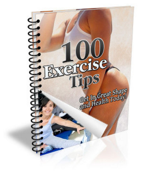 Product picture 100 Exercise Tips with (MRR)