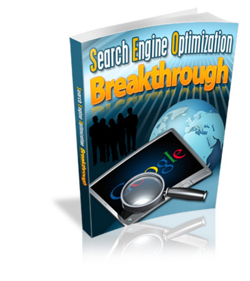 Product picture Search Engine Optimization Breakthrough with (MRR)
