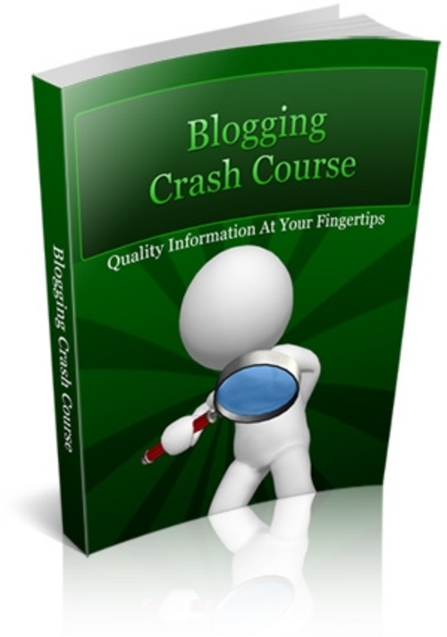 Product picture Blogging Crash Course with (PLR)