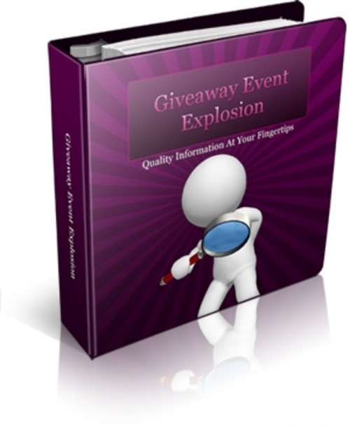 Product picture Giveaway Event Explosion with (PLR)