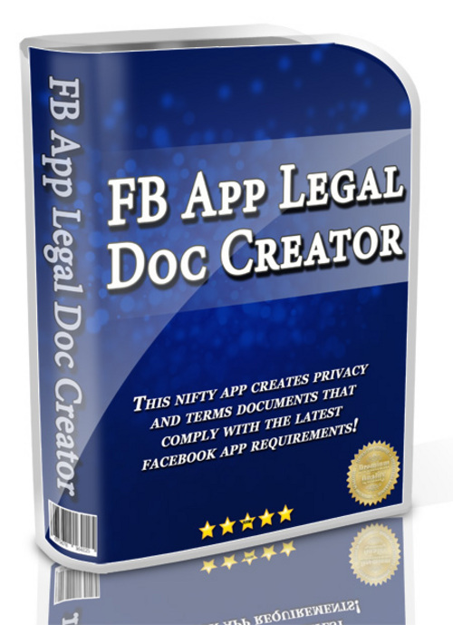 Product picture Facebook Legal Documents Creater with (MRR)