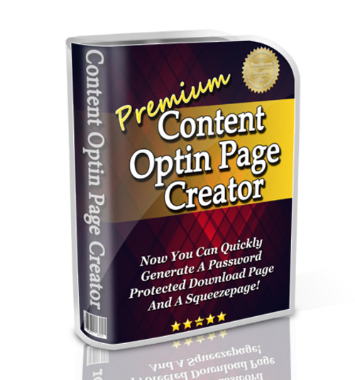 Product picture Premium Content Optin Page Creator 