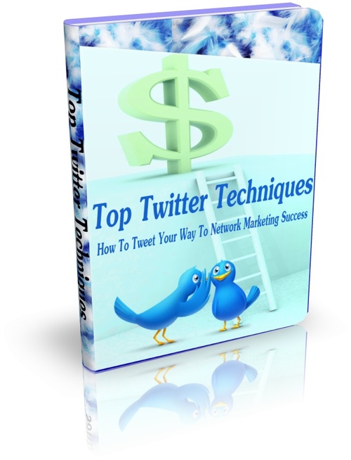 Product picture Top Twitter Techniques with (MRR)