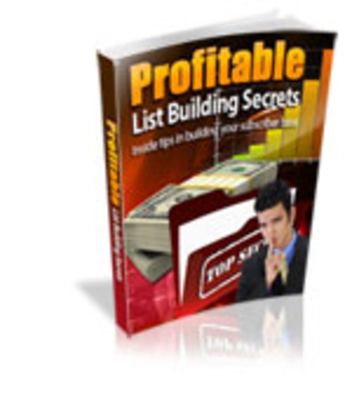 Product picture Profitable List Building Secrets with (MRR)