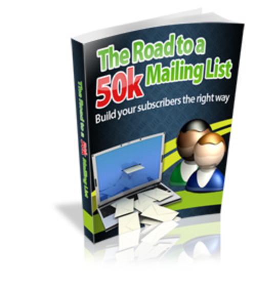 Product picture Road To 50k Mailing List with (MRR)