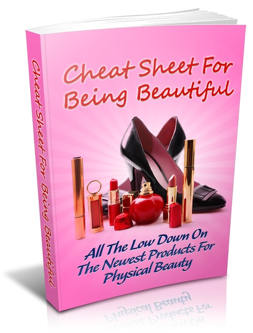 Product picture Cheat Sheet For Being Beautiful with (MRR)