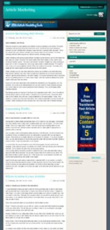 Product picture Article Niche Blog with (PLR)