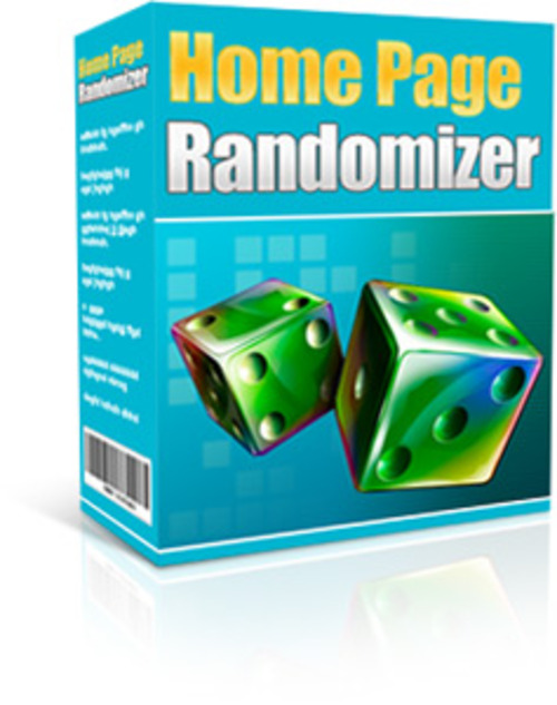 Product picture Home Page Randomizer With (MRR)