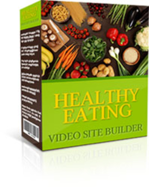 Product picture Healthy Eating Video Site Builder with (MRR)