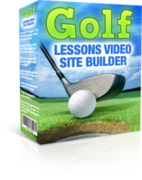 Product picture Golf Lesson Video Site Builder with (MRR)