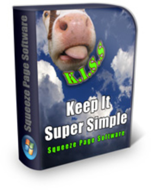 Product picture Keep It Super Simple Squeeze Page Software 