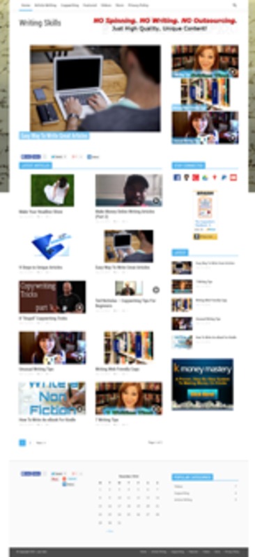 Product picture Writing Skills Niche Blog PLR