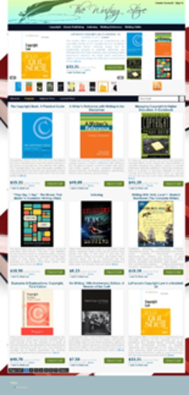 Product picture Writing Store Niche Website 