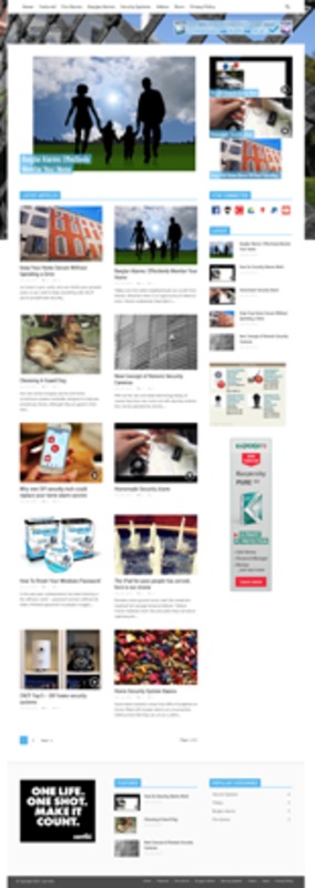 Product picture Home Security Niche Blog